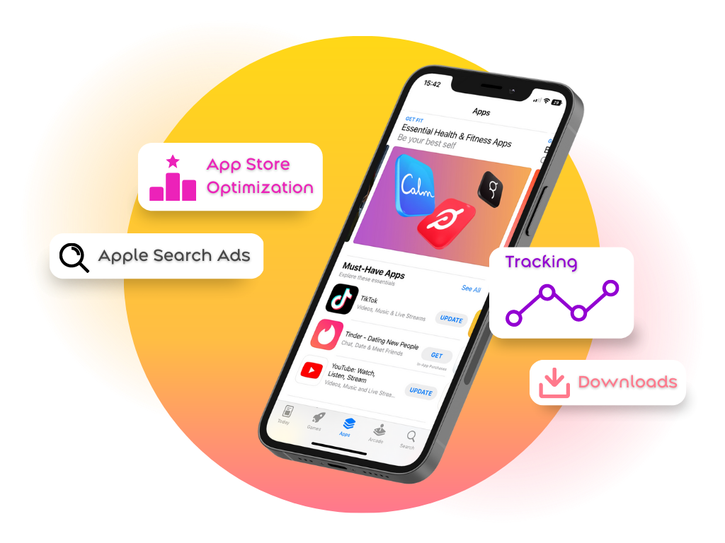 App Store Optimization Strategy Illustration