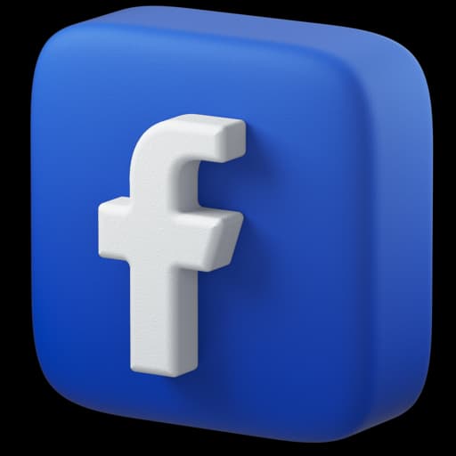 Facebook clone UI mockup on mobile and desktop