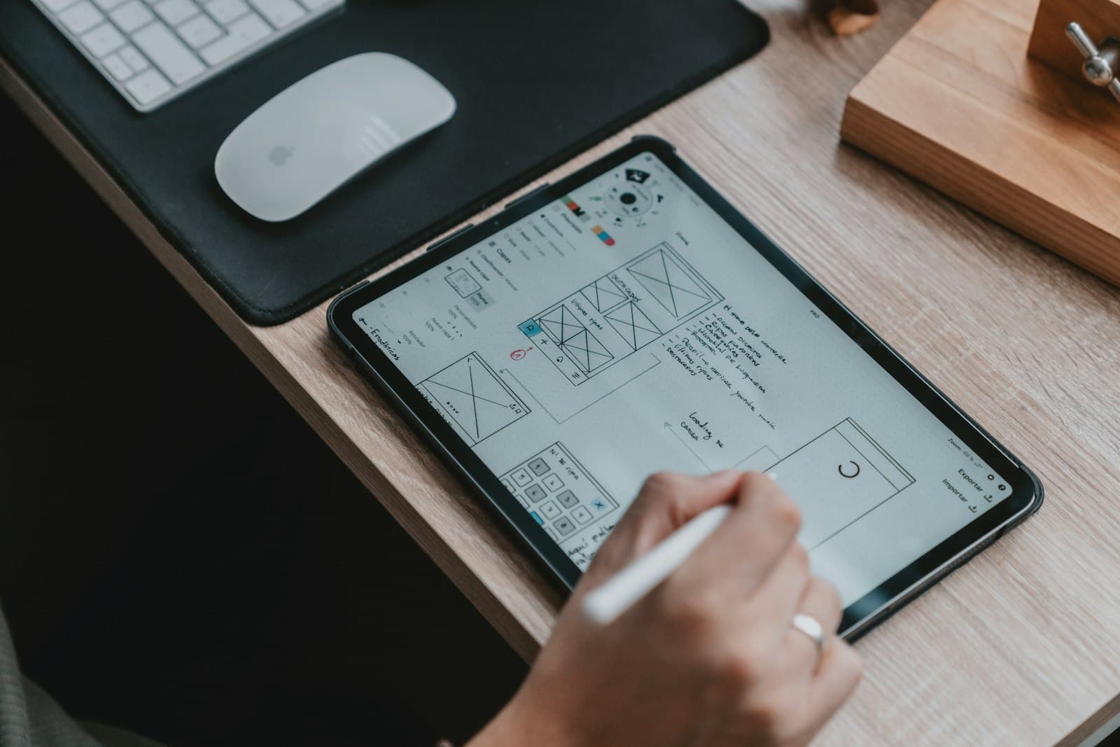 Game UI/UX design illustration