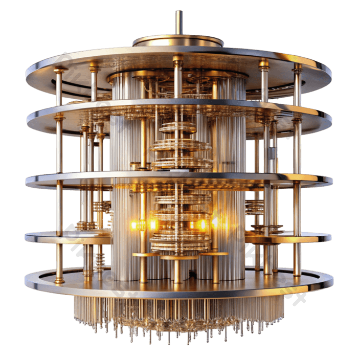 Quantum-secure blockchain architecture illustration