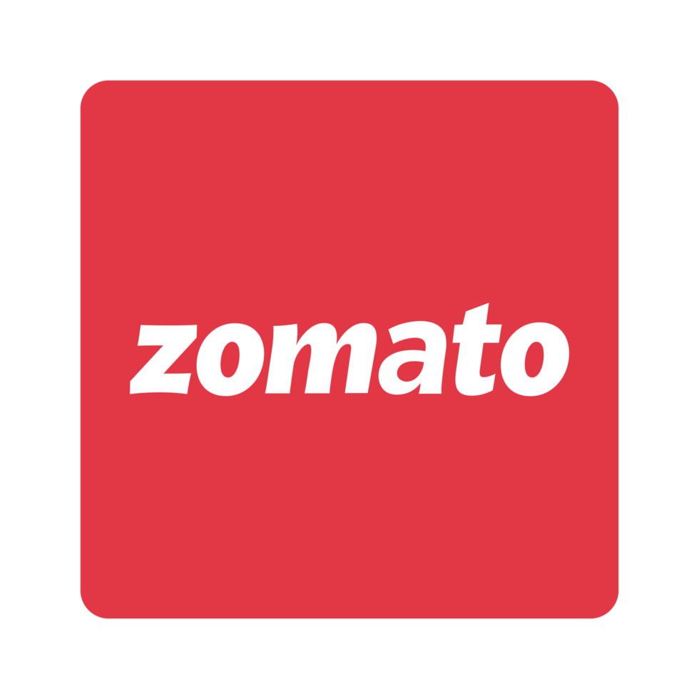 Zomato clone food delivery app mockup