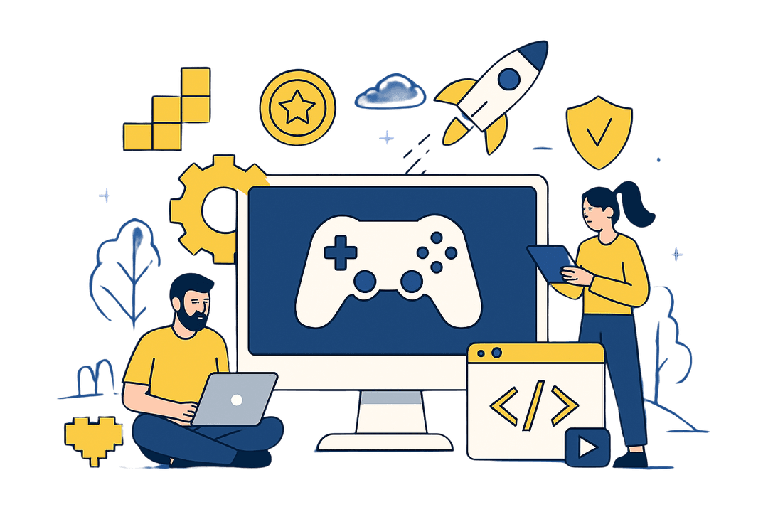 Game development for the UK market illustration