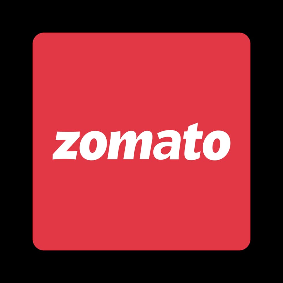 Zomato clone food delivery app mockup