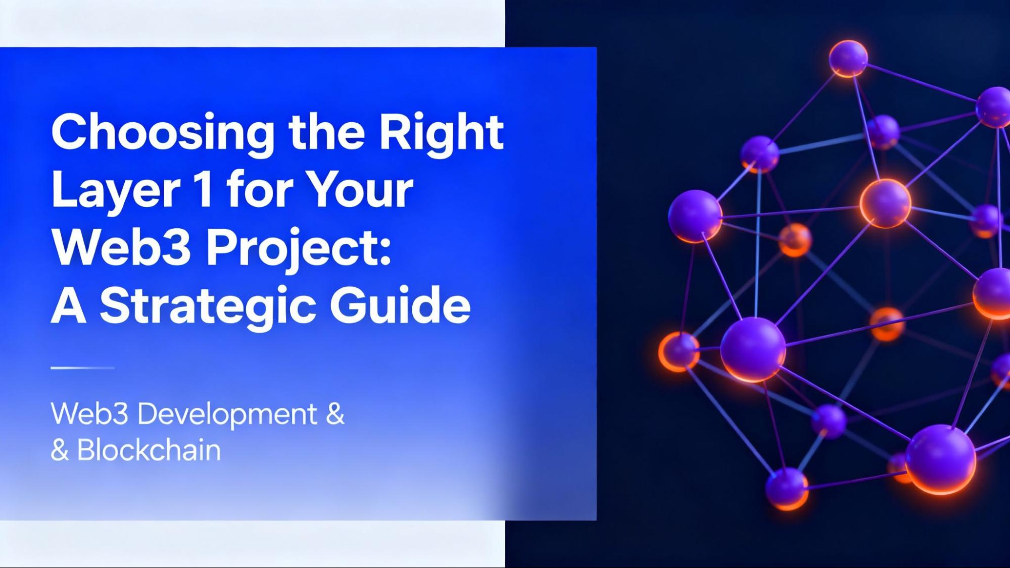 Choosing the Right Layer 1 for Your Web3 Project: A Strategic Guide